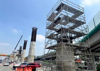 Alertan autoridades de Chalco por cierre de autopista México-Puebla por obras del trolebús Santa Martha-Chalco