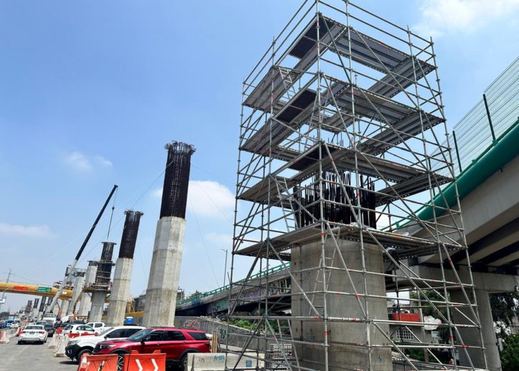 Alertan autoridades de Chalco por cierre de autopista México-Puebla por obras del trolebús Santa Martha-Chalco