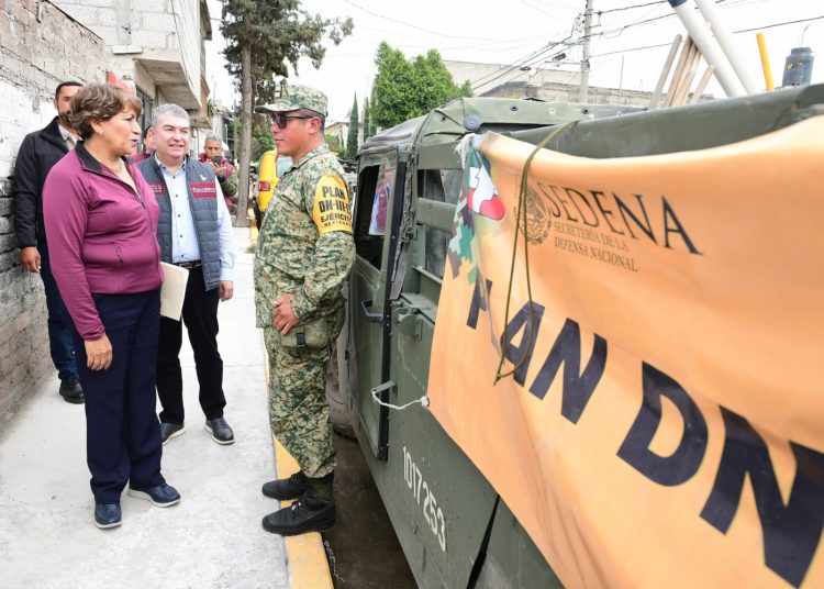 Permanece en Chalco toda la fuerza del EdoMéx desplegada por la gobernadora Delfina Gómez