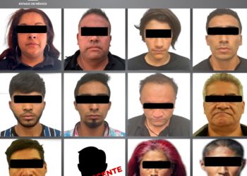 Detienen a 12 integrantes de cuatro células delictivas en Huehuetoca, Tultepec, La Paz y Almoloya de Juárez