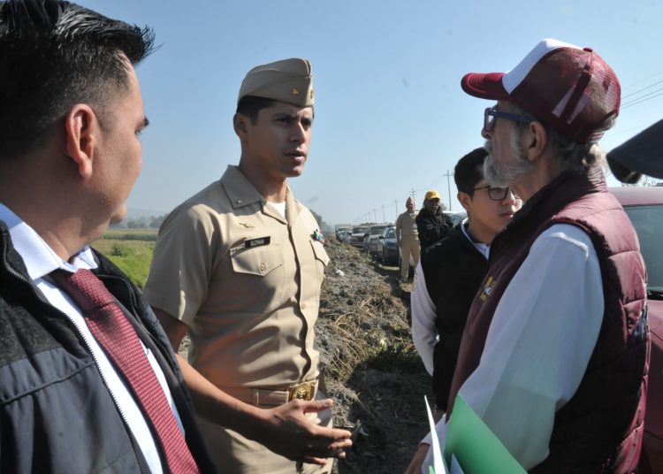 Retiran GEM y Marina 72 toneladas de basura en la Laguna de Zumpango