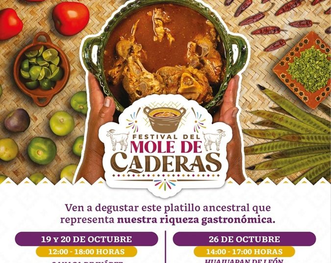 Todo listo para el Festival del Mole de Caderas en Oaxaca de Juárez y Huajuapan de León