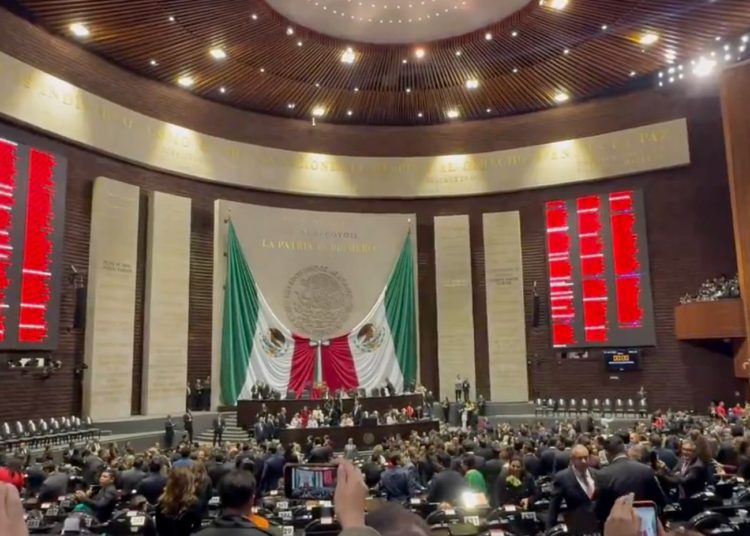 Inicia sesión del Congreso para toma de posesión de Claudia Sheinbaum