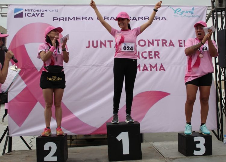 Hutchison Ports ICAVE realiza su primera carrera contra el cáncer de mama en Veracruz
