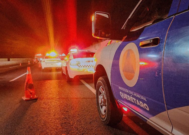 Accidente múltiple provoca caos vial en la autopista México-Querétaro