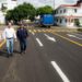 Supervisa Unánue trabajos de pavimentación en La Petrolera de Boca del Río
