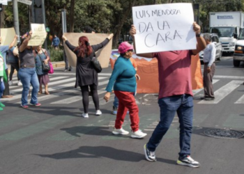 Protestan vendedores de Parque de los Venados contra el alcalde de Benito Juárez