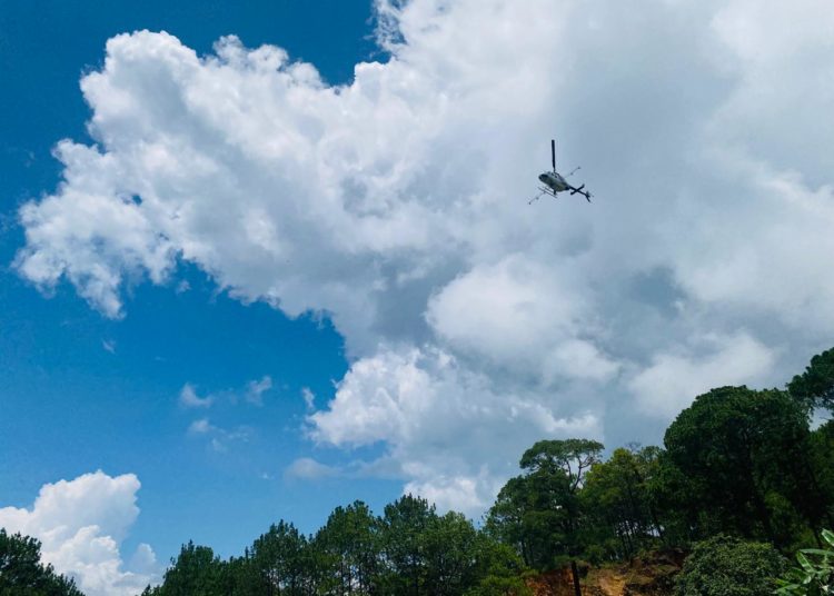 Con aspersión aérea, combate Coesfo plagas forestales en municipios de Oaxaca