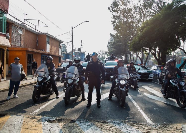 Alcalde Janecarlo Lozano despliega 150 elementos de seguridad en El Risco, GAM