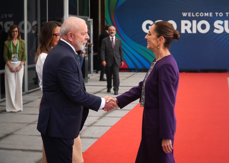 Reforestación con 1% del gasto militar, propuesta de Sheinbaum en el G20