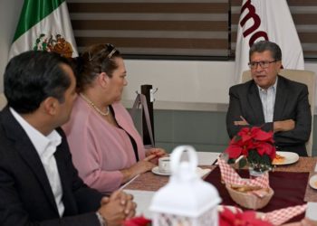 Monreal analiza con Taddei presupuesto que solicitó el INE para elección judicial