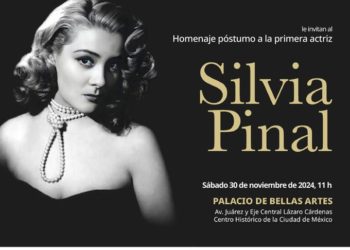 Secretaría de Cultura anuncia homenaje luctuoso a Silvia Pinal en Bellas Artes