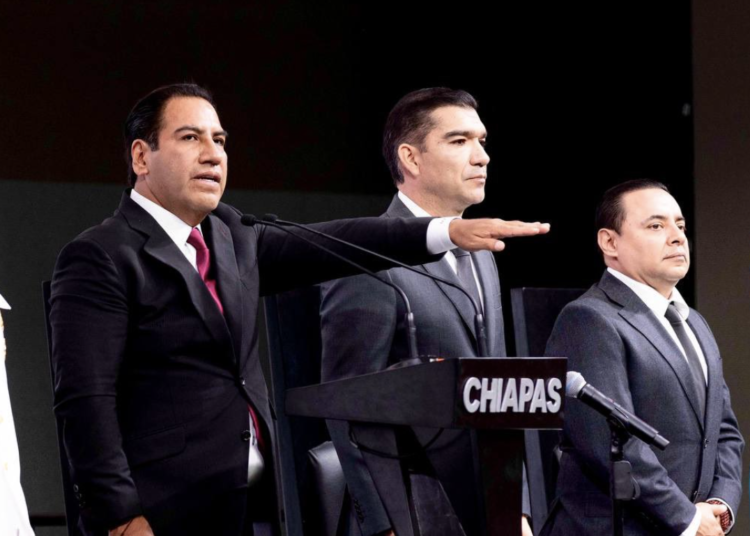 “La paz va a volver a los caminos de Chiapas”, asegura Eduardo Ramírez al tomar posesión