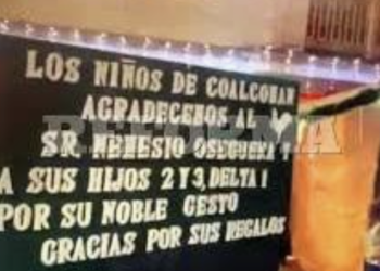Gobierno municipal de Coalcomán agradece a “El Mencho” del CJNG por regalar juguetes para niños