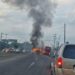 Reportan motín en penal, incendio de vehículos y bloqueos en Villahermosa