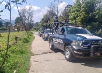 Realizan Operativo Sur en el municipio de Amanalco