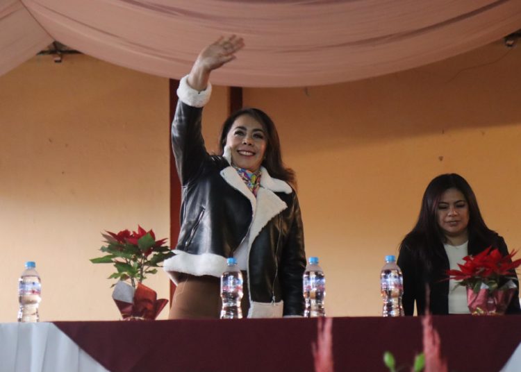 Arranca alcaldesa Cuéllar Cano programa Actopan Teje Bienestar