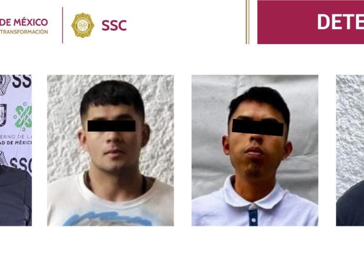 Autoridades capitalinas ejecutan órdenes de aprehensión en reclusión contra presuntos extorsionadores