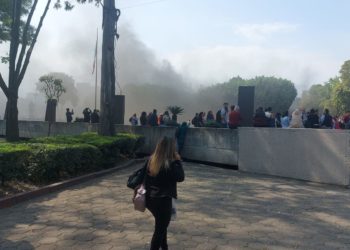 Se registra incendio en sede de Alcaldía Benito Juárez