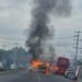 Reportan motín en penal, incendio de vehículos y bloqueos en Villahermosa