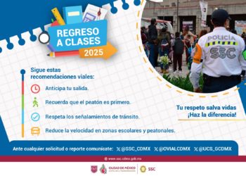 Desplegarán a más de 14 mil policías para el operativo Regreso a Clases en la Ciudad de México