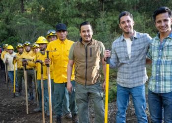 Pepe Couttolenc arranca brechas para prevenir incendios en bosques del Estado de México