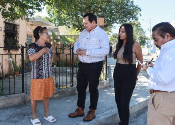 Con acciones de bacheo, se mejora la calidad de vida de vecinos del sur de Mérida