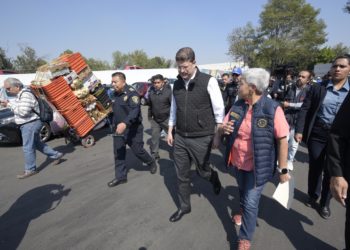 Refuerzan estrategias de seguridad en la Central de Abasto de la Ciudad de México