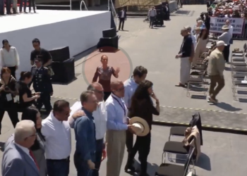 Adán Augusto y Monreal dan la espalda a Sheinbaum por tomarse foto con el hijo de AMLO