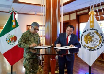 Formalizan Gobierno y SEMAR acuerdo para fortalecer infraestructura marítima
