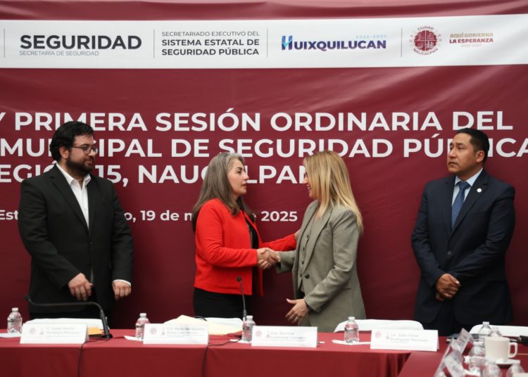 Asume Huixquilucan vicepresidencia del Consejo Intermunicipal de Seguridad Pública Región XV