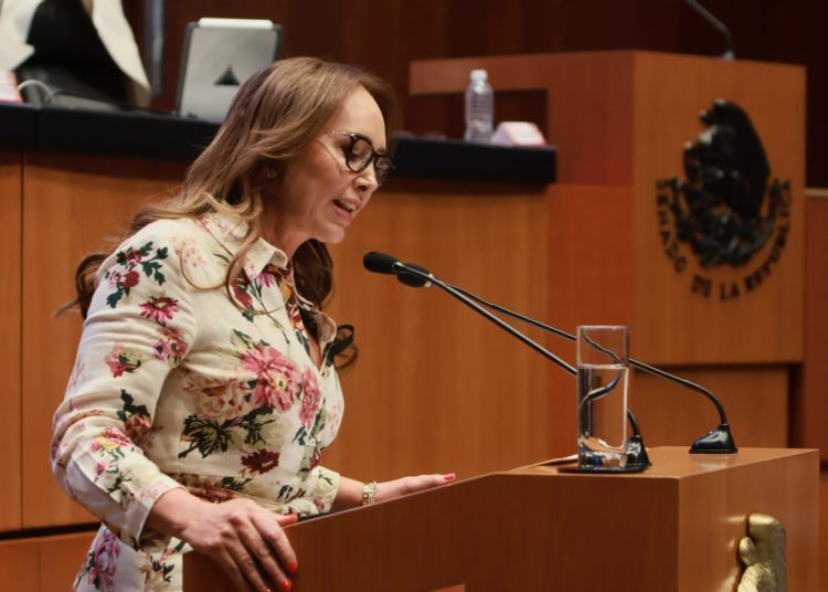 Arremete senadora priista Cristina Ruiz contra Morena y MC por el horror en Teuchitlán