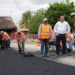 Llevan Plan Bienestar al sur de Mérida para pavimentar calles