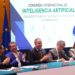 Eruviel Ávila inaugura Congreso de IA en la Cámara de Diputados con el IPN