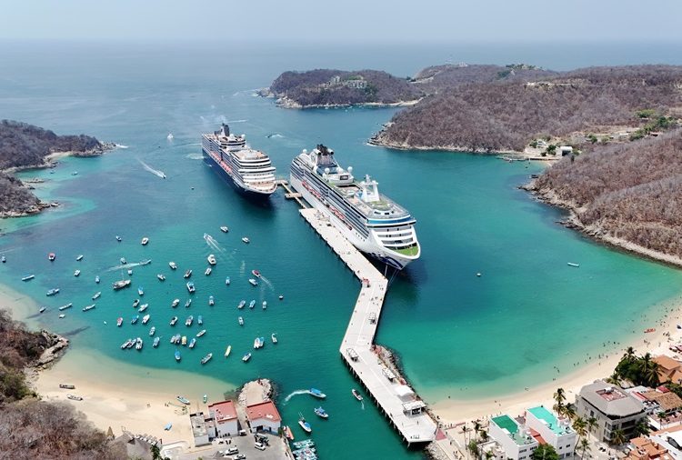 Dejan cruceros derrama económica estimada superior a 40 mdp en Huatulco