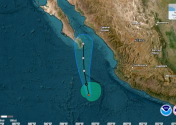 Tormenta ‘Alvin’ se desplaza hacia BCS; prevén que se degrade a depresión