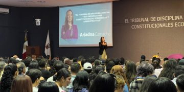 Reacciona Ariadna Camacho a datos relevados por el Secretario de Seguridad y Protección Ciudadana, Omar García Harfuch. Afirma que una de las primeras acciones del Tribunal de Disciplina Judicial será revisar el actuar magistrados y jueces que liberan delincuentes