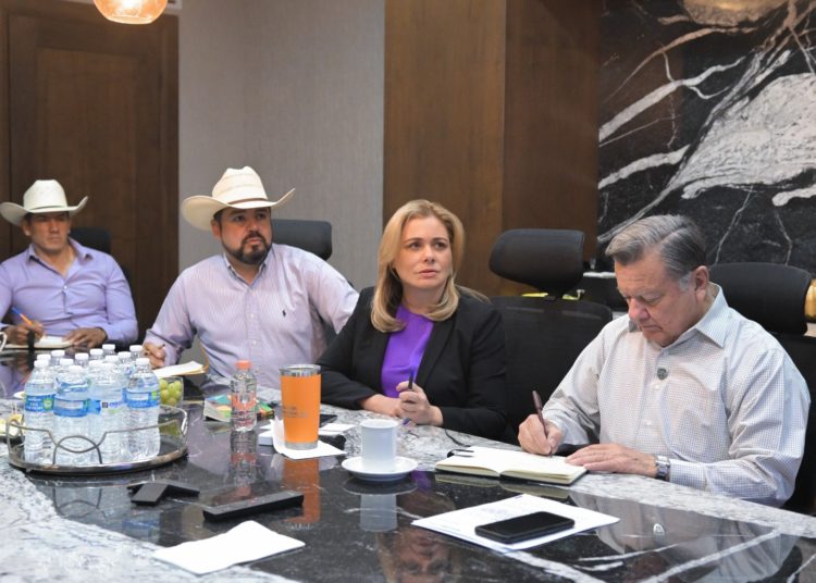 Maru Campos y Gobierno Federal analizan soluciones para reanudar exportaciones de ganado a Estados Unidos