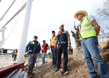 Comienza rehabilitación de espacios públicos para poner de pie a la Costa oaxaqueña, tras el paso de Erick