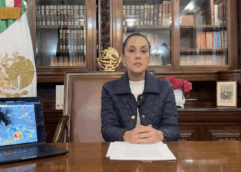 ‘Manténganse juntos y mantengan la calma’, pide Sheinbaum a población ante llegada de ‘Erick’