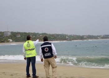 Fortalece Gobierno de Oaxaca en territorio las acciones preventivas en la Costa por huracán “Erick”
