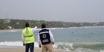 Fortalece Gobierno de Oaxaca en territorio las acciones preventivas en la Costa por huracán “Erick”