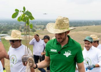 Pepe Couttolenc arranca jornada de reforestación nacional