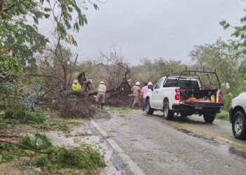 Sin víctimas al momento por el paso del huracán Erick por las costas de Oaxaca