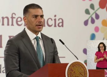 Destaca Harfuch detención de 12 colombianos por explosión de mina en Michoacán