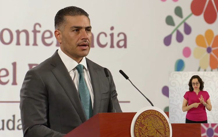 Destaca Harfuch detención de 12 colombianos por explosión de mina en Michoacán