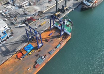 Llegan a Manzanillo dos grúas eléctricas tras inversión de 80 millones de pesos de Hutchison Ports
