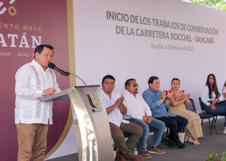 Inicia reconstrucción de la carretera Xocchel–Sahcabá
