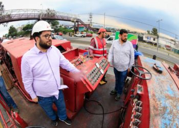 Naucalpan repavimenta el Boulevard Luis Donaldo Colosio