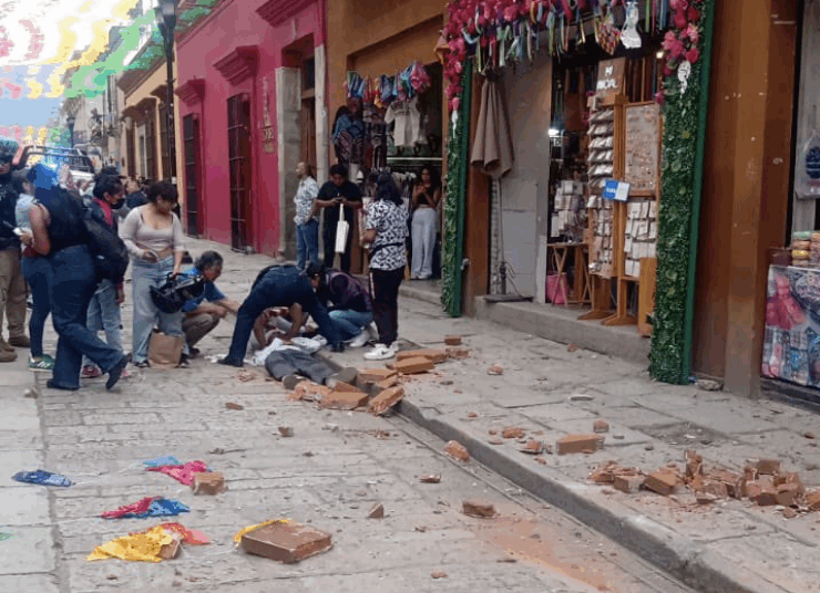 Deja sismo un herido y daños menores en Oaxaca